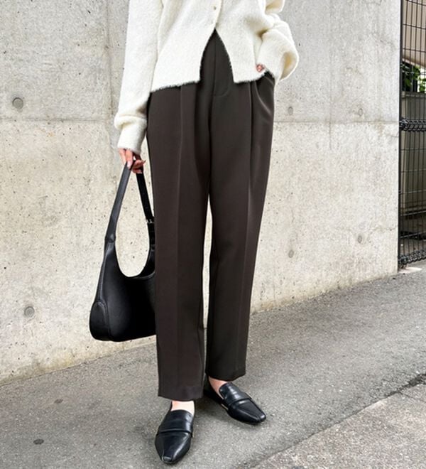 GeeRA（ジーラ）の「美脚きれい魅せ！テーパードパンツ（フルレングスパンツ）」｜詳細画像