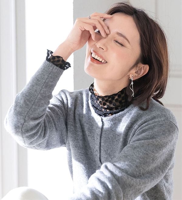 ルフラン（ルフラン）の「重ねてかわいい水玉使いカットソー（カットソー）」｜詳細画像