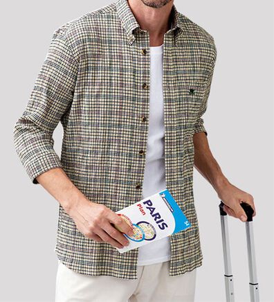 「【２色組】＜キンロック＞サッカー素材の軽快旅シャツ（メンズシャツ）」