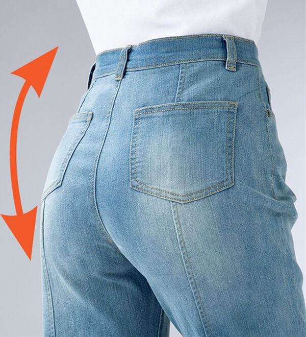 ルフラン（ルフラン）の「【３本組】美脚スティックデニム（フルレングスパンツ）」｜詳細画像