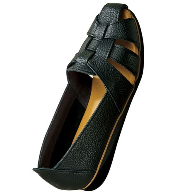 ルフラン（ルフラン）の「フィグリーノ　やわらかレザーのグルカパンプス（パンプス）」｜ブラック