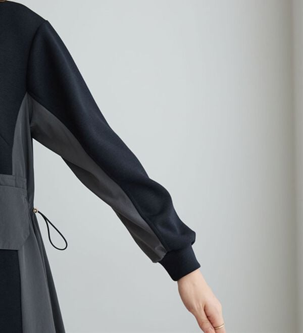 BELLUNA（ベルーナ）の「配色切替ポケットデザインワンピース（その他ワンピース）」｜詳細画像