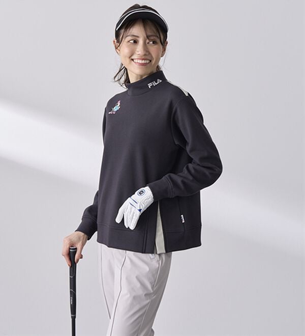 BELLUNA（ベルーナ）の「【Ｄｉｓｎｅｙ／ＦＩＬＡ】ダンボールニットスリットプルオーバー（カットソー）」｜詳細画像