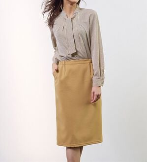 RANAN（ラナン）の「美ラインタイトスカート（ロングスカート）」｜ベージュ