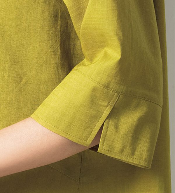 ルフラン（ルフラン）の「【３色組】かる涼さらっと立ち衿ブラウス（ブラウス）」｜詳細画像