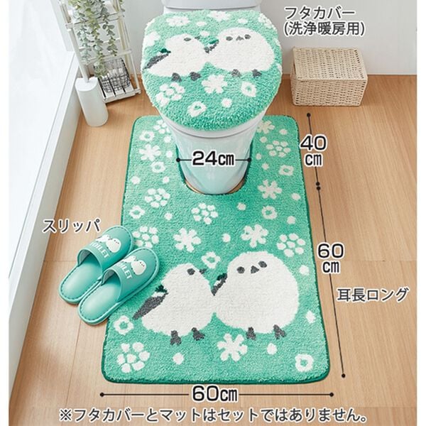 「トイレタリー　シマエナガ（トイレマット）」｜詳細画像