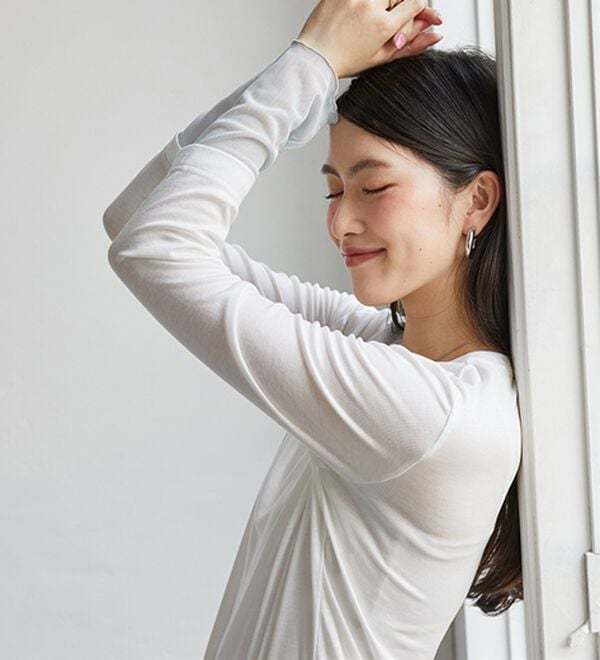 RANAN（ラナン）の「レイヤードスリーブロンＴＥＥ（カットソー）」｜詳細画像