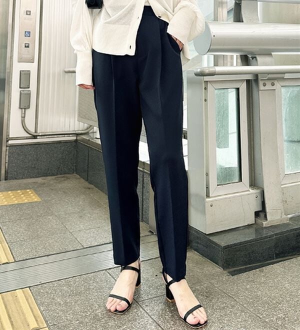 GeeRA（ジーラ）の「美脚きれい魅せ！テーパードパンツ（フルレングスパンツ）」｜詳細画像