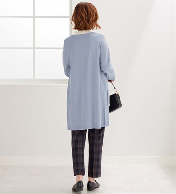 BELLUNA（ベルーナ）の「嬉しい機能付！ミラノリブカーディガン（ニットカーディガン）」｜詳細画像