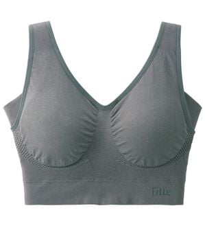 「＜グンゼ＞マルチブラ（ノンワイヤーブラ）」｜グレー