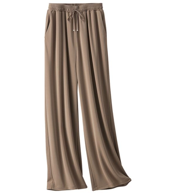 BELLUNA（ベルーナ）の「シャリさら！快適ドロストワイドパンツ（ワイドパンツ・ガウチョ）」｜詳細画像