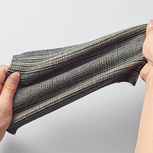 BELLUNA（ベルーナ）の「快適ストレッチ！チェック柄ジャンパードレスアンサンブル（ワンピースセットスーツ）」｜詳細画像