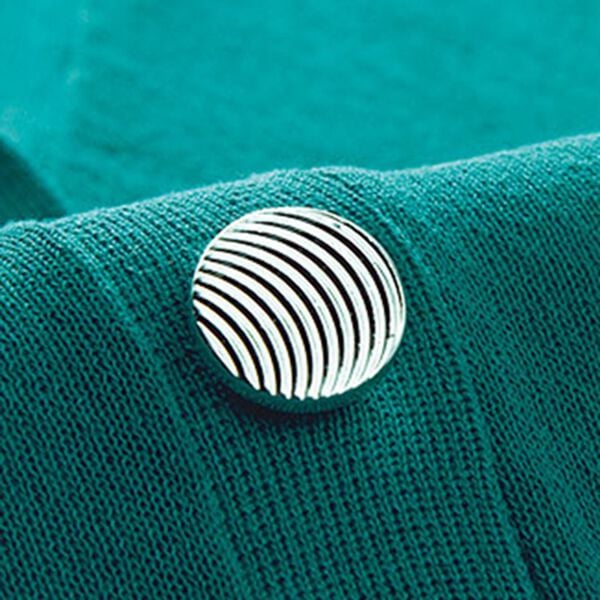 BELLUNA（ベルーナ）の「シアー素材Ｖネックデザインカーディガン（ニットカーディガン）」｜詳細画像