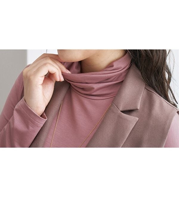 BELLUNA（ベルーナ）の「なめらかテンセル（ＴＭ）繊維ストレッチプルオーバー（カットソー）」｜詳細画像