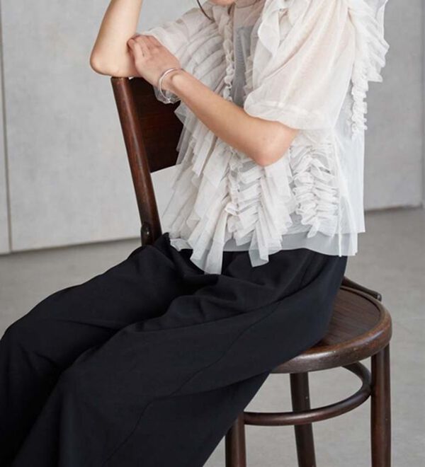 新品cygne シーニュアシメフリルブラウス FlorianA114 tops | Cygne