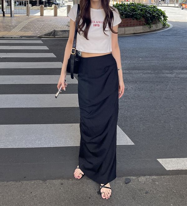 GeeRA（ジーラ）の「刺しゅうロゴコンパクトＴシャツ（カットソー）」｜詳細画像