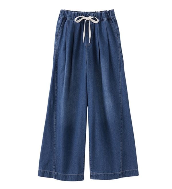 RANAN（ラナン）の「2タックワイドイージーデニムパンツ（フルレングスパンツ）」｜詳細画像