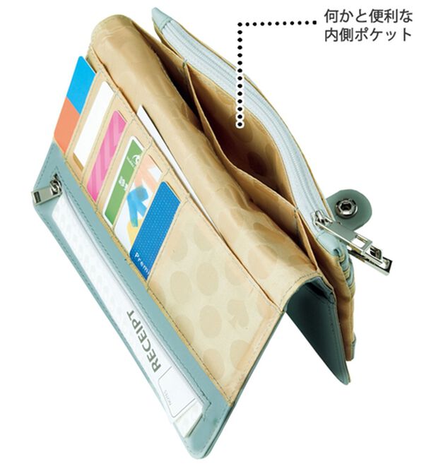 BELLUNA（ベルーナ）の「貴重品を上手に収納できる多収納本革財布（財布・パスケース）」｜詳細画像