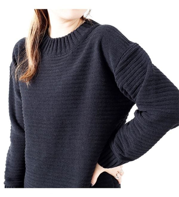 BELLUNA（ベルーナ）の「ガーター編モールニットプルオーバー（ニット・セーター）」｜詳細画像