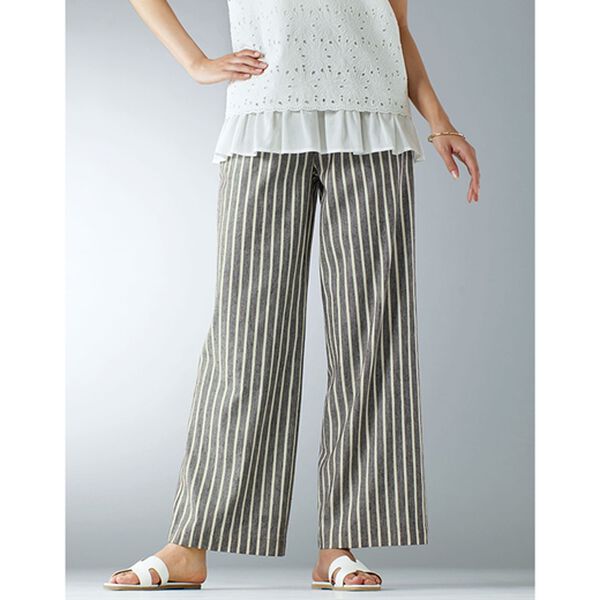 BELLUNA（ベルーナ）の「麻混イージーパンツ（その他パンツ）」｜詳細画像