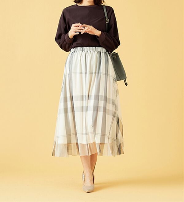 BELLUNA（ベルーナ）の「きれい見えドルマンプルオーバー（カットソー）」｜詳細画像