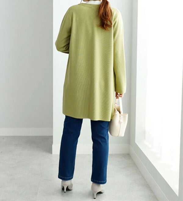 BELLUNA（ベルーナ）の「嬉しい機能付！ミラノリブカーディガン（ニットカーディガン）」｜詳細画像