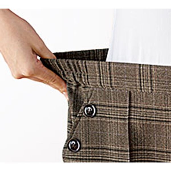 BELLUNA（ベルーナ）の「ウーリッシュ素材ワイドパンツ（ワイドパンツ・ガウチョ）」｜詳細画像