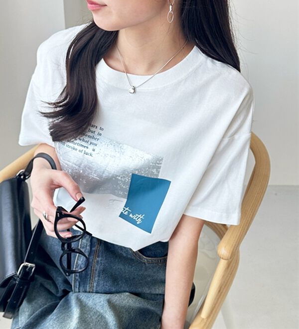 GeeRA（ジーラ）の「アソートロゴプリントＴシャツ（カットソー）」｜詳細画像