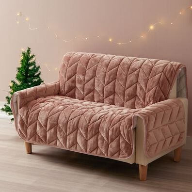 iellio（イエリオ）の「あったかふわふわボリュームソファカバー＜吸湿発熱・フランネル素材＞（ソファーカバー）」