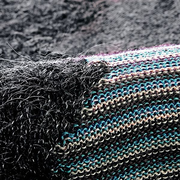 BELLUNA（ベルーナ）の「異素材使いボーダーニットベストアンサンブル（アンサンブル）」｜詳細画像