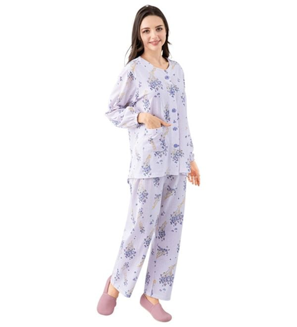 「【２着組】小柄さんにピッタリ涼やかパジャマ（パジャマ・ルームウェア）」｜詳細画像