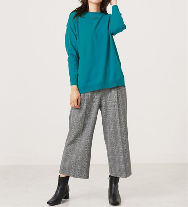 BELLUNA（ベルーナ）の「毛玉になりにくい！ニットプルオーバー（ニット・セーター）」｜詳細画像