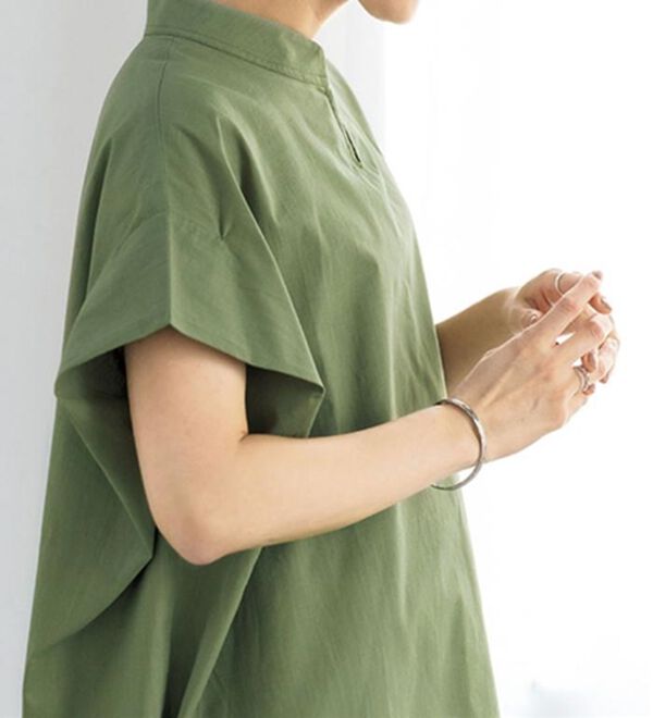 ルフラン（ルフラン）の「＜マジックスリム＞二の腕ほっそり見せブラウス（ブラウス）」｜詳細画像