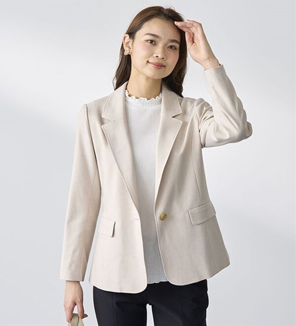 BELLUNA（ベルーナ）の「＜楽スタフィット＞シリーズ（ジャケット・パンツ・ベスト）（フルレングスパンツ）」｜詳細画像