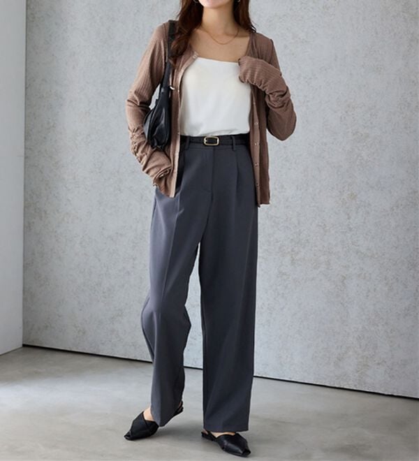 Viola e Viola（ヴィオラ エ ヴィオラ）の「針抜きシアードットボタンカーデ（その他カーディガン）」｜詳細画像