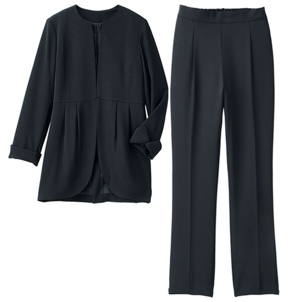 RANAN（ラナン）の「＜２点セット＞ラウンドヘムジャケットセットアップ（パンツスーツ）」｜詳細画像