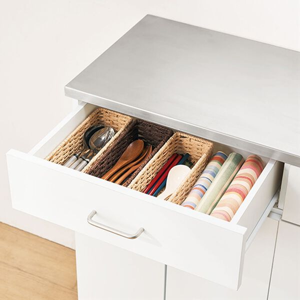 「完成品！ステンレス天板ダストボックス（リビング用品）」｜詳細画像