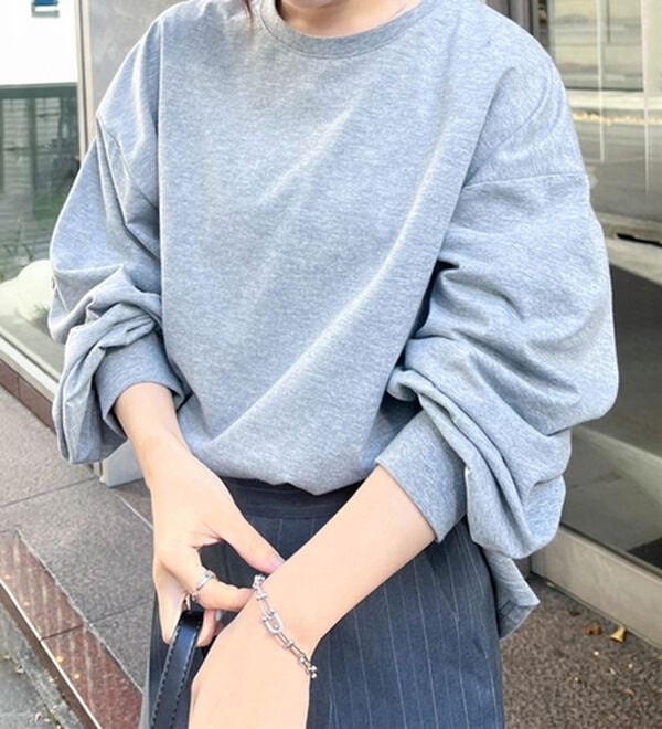RANAN（ラナン）の「多機能ベーシックオーバーサイズ長袖Tシャツ（Tシャツ）」｜詳細画像