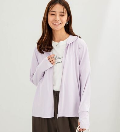 BELLUNA（ベルーナ）の「ヒンヤリ＆ＵＶ対策軽量パーカー（その他ジャケット）」