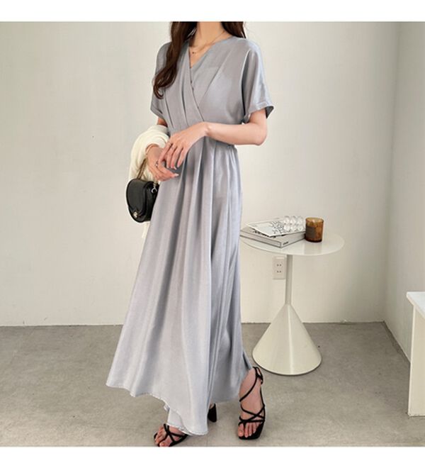 GeeRA（ジーラ）の「カシュクールフレアーワンピース（その他ワンピース）」｜詳細画像