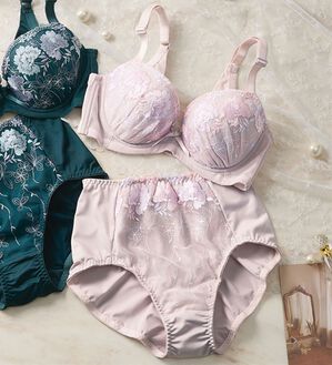 LAVIENNE（ラヴィエンヌ）の「大人の背中美ブラ＆ショーツ（ブラジャー）」｜モーヴグレー