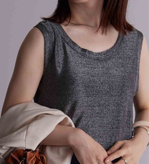 RANAN（ラナン）の「ひんやり！ラメタンクトップ（タンクトップ・キャミソール）」｜詳細画像