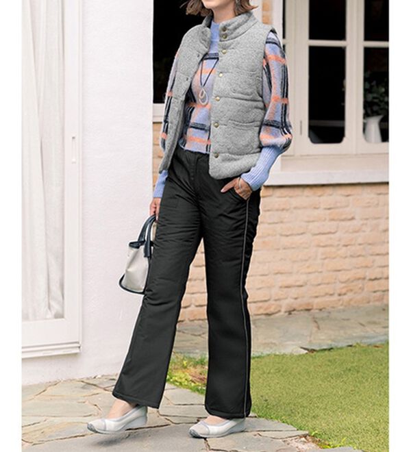 洗える！すっきり暖かダウンパンツ - ベルーナ【公式】