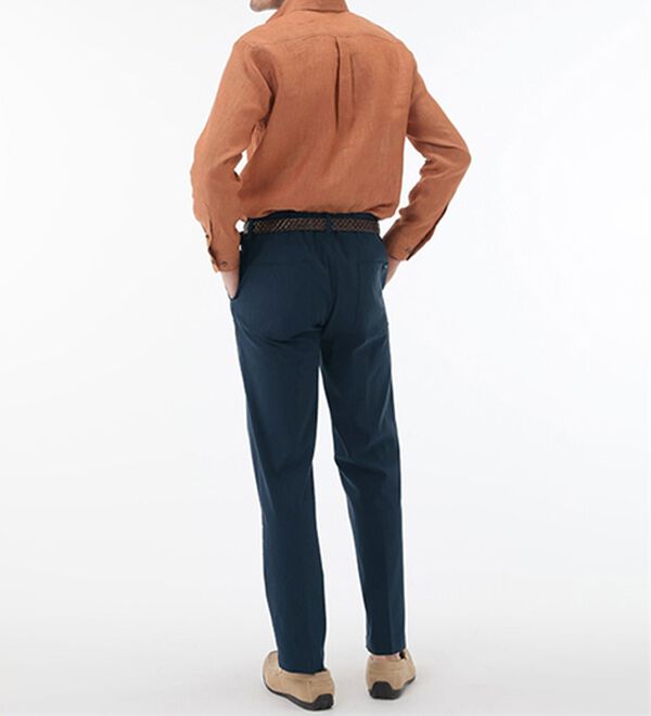 「＜コムルヴァン・オム＞クールリネンイージースラックス（メンズスラックス）」｜詳細画像