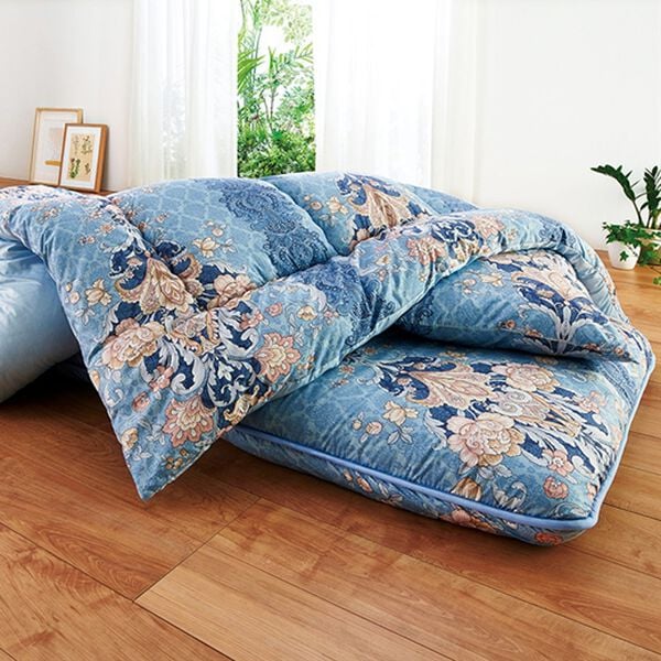 「【４／３０まで早割】抗菌防臭ウルトラボリューム布団セット（その他寝具）」｜ブルー