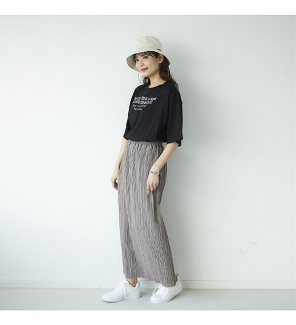 GeeRA（ジーラ）の「プリントチュニックＴシャツ（カットソー）」｜詳細画像