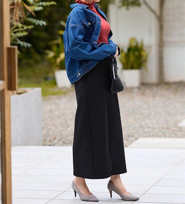 LAVIENNE（ラヴィエンヌ）の「着回し力抜群！綿１００％着映えリブインナー（肌着・インナーウェア）」｜詳細画像