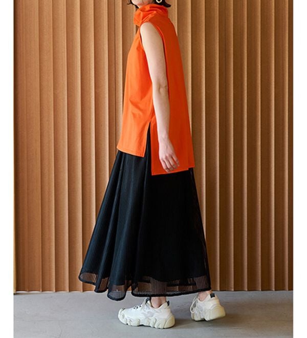 RANAN（ラナン）の「スリーブレスハイネックプルオーバー（カットソー）」｜詳細画像