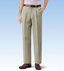 「裾上げ済涼感ドライタッチスラックス（メンズスラックス）」