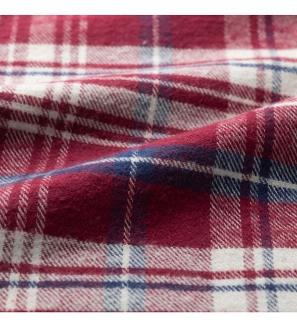 YU'NOW（ユナウ）の「【上下２点セット】コットンネルシャツパジャマセット（パジャマ・ルームウェア）」｜詳細画像